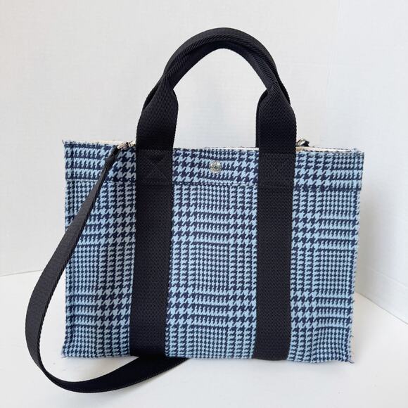 Rue De Verneuil | Bags | Rue De Verneuil Blue Houndstooth Plaid